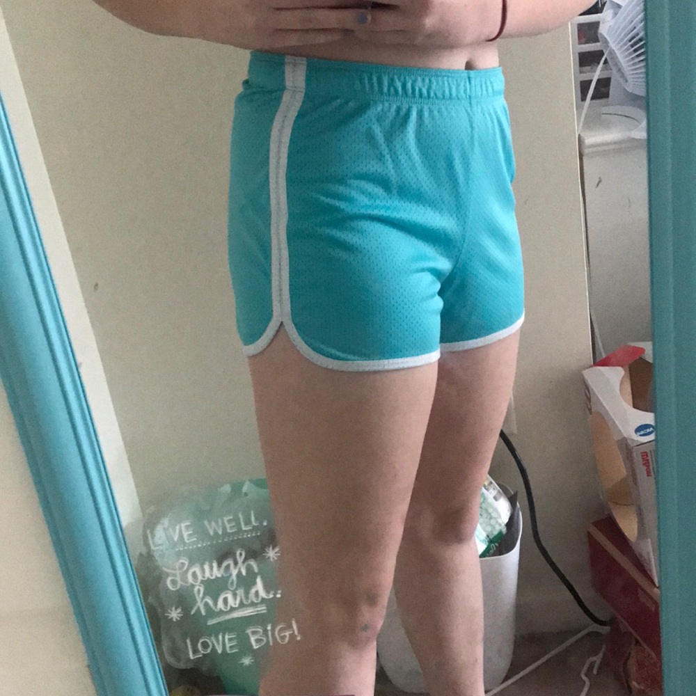 Teal justice shorts